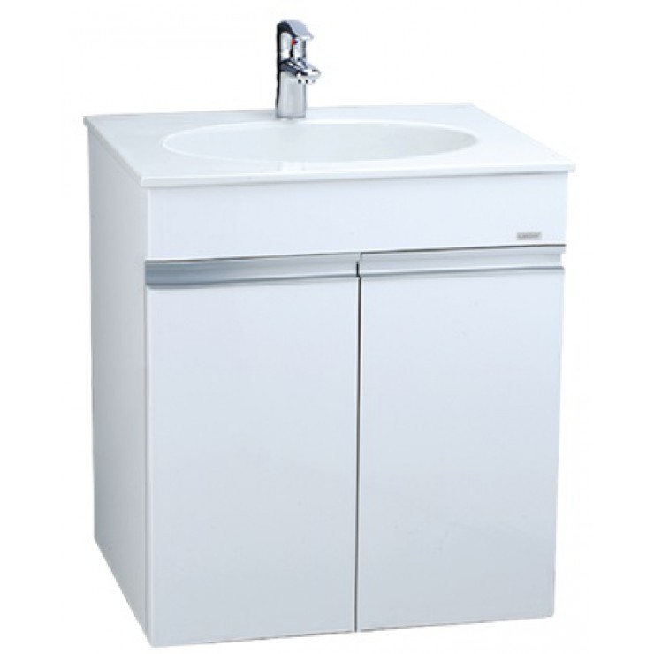 Bộ tủ lavabo treo tường màu trắng Caesar LF5024/EH05024AV