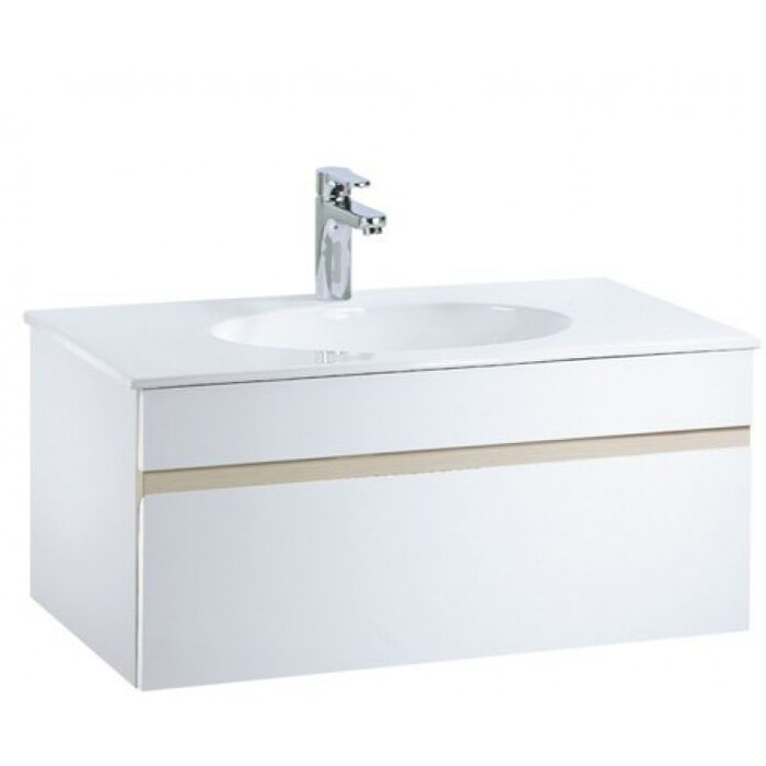 Bộ tủ lavabo treo tường màu trắng Caesar LF5026/EH05026DDV