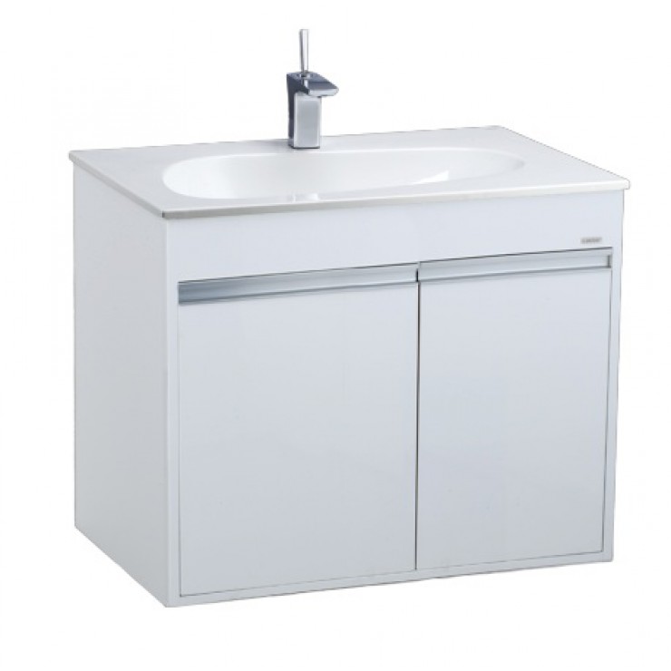 Bộ tủ lavabo treo tường màu trắng Caesar LF5036_EH05036AV