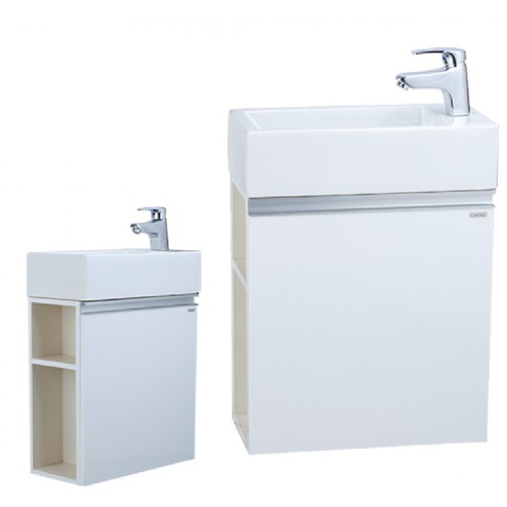 Bộ tủ lavabo treo tường màu trắng Caesar LF5239S/EH05239AV
