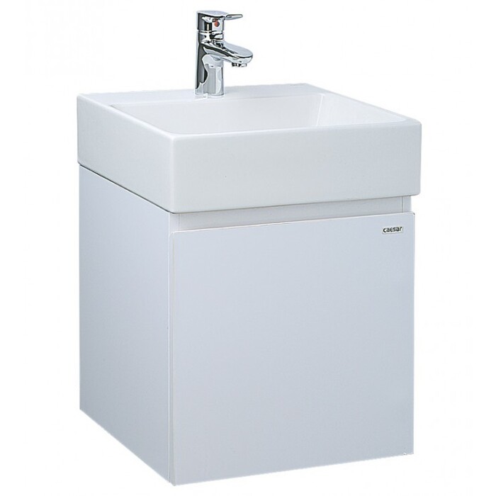 Bộ tủ lavabo treo tường màu trắng Caesar LF5257/EH05257AV