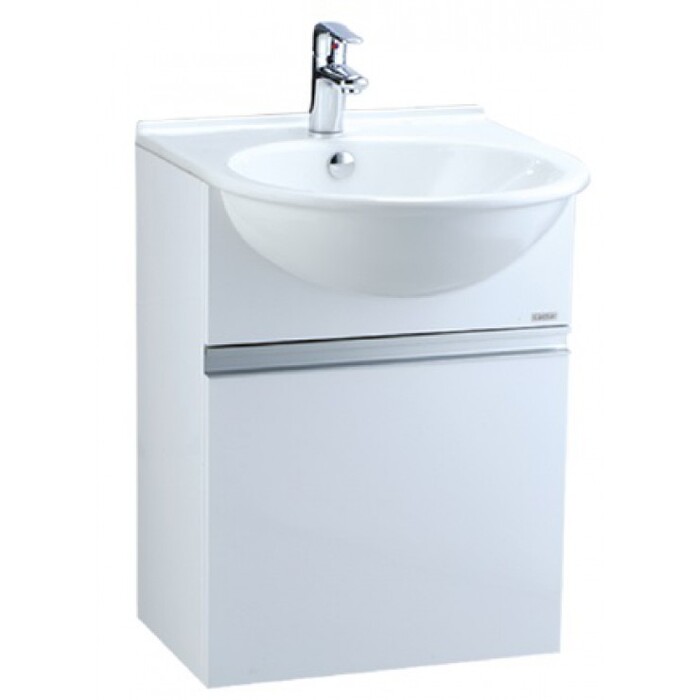 Bộ tủ lavabo treo tường màu trắng Caesar LF5302/EH05302AV