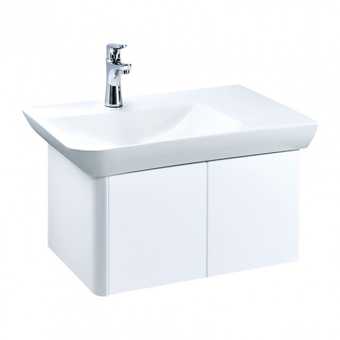 Bộ tủ lavabo treo tường màu trắng Caesar LF5372_EH05372AV