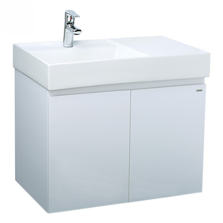 Bộ tủ lavabo treo tường màu trắng Caesar LF5382_EH05382AV