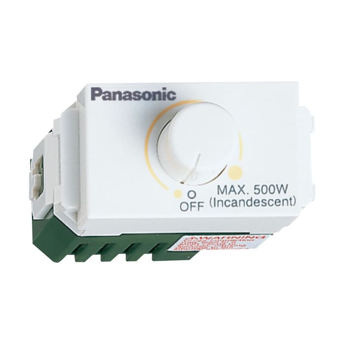 Bộ dimmer chỉnh sáng Wide Series 500W màu trắng Panasonic WEG575151SW