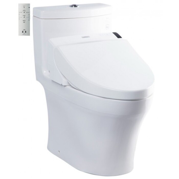 Bồn cầu 1 khối điện tử TOTO MS889DRW6 nắp rửa washlet TCF6531Z