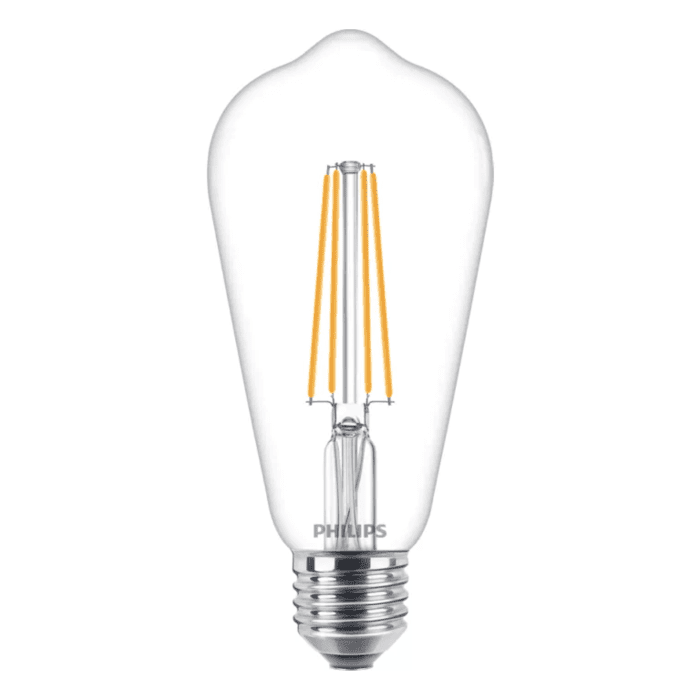 Bóng đèn LED Classic cổ điển 6W ánh sáng vàng Philips LED Classic ST64 E27 6W-3000K