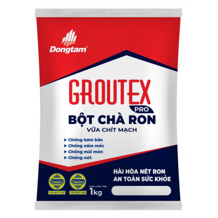 Bột chà ron cao cấp Groutex loại 1Kg Đồng Tâm GRO0001A