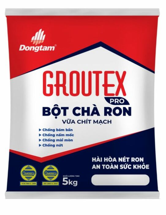 Bột chà ron cao cấp Groutex loại 5Kg Đồng Tâm GRO0001H