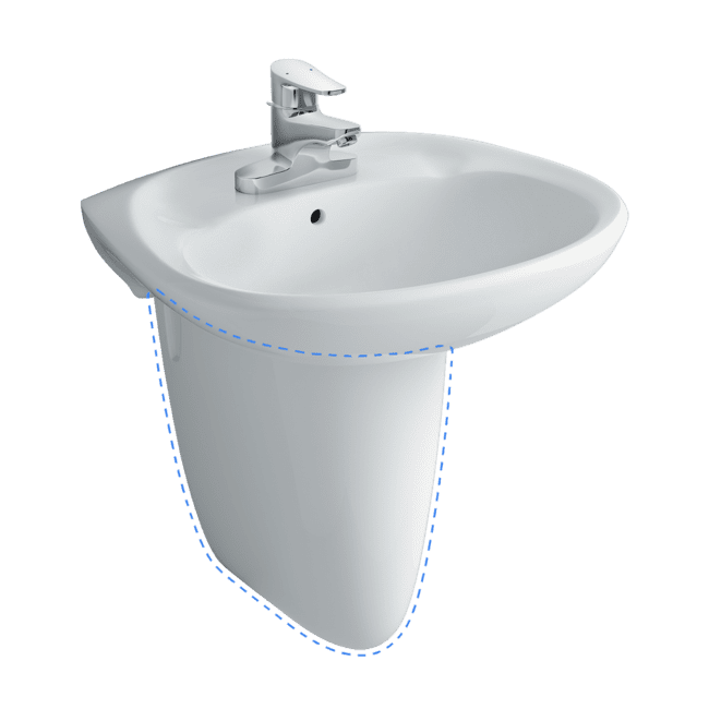 Chân chậu lavabo INAX L-284VC