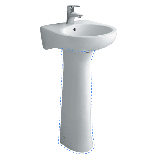 Chân chậu lavabo INAX L-284VD