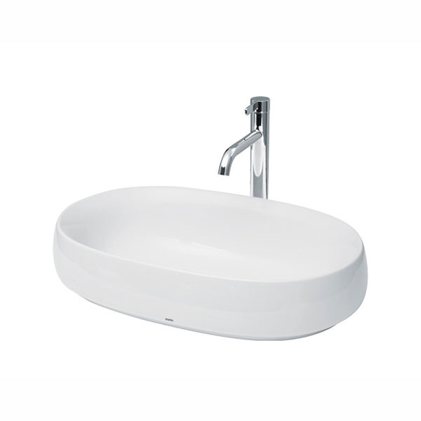 Chậu lavabo đặt bàn TOTO PJS05WE#MW trắng mờ