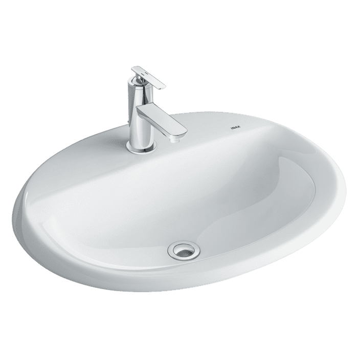 Chậu lavabo dương vành INAX L-2395VFC