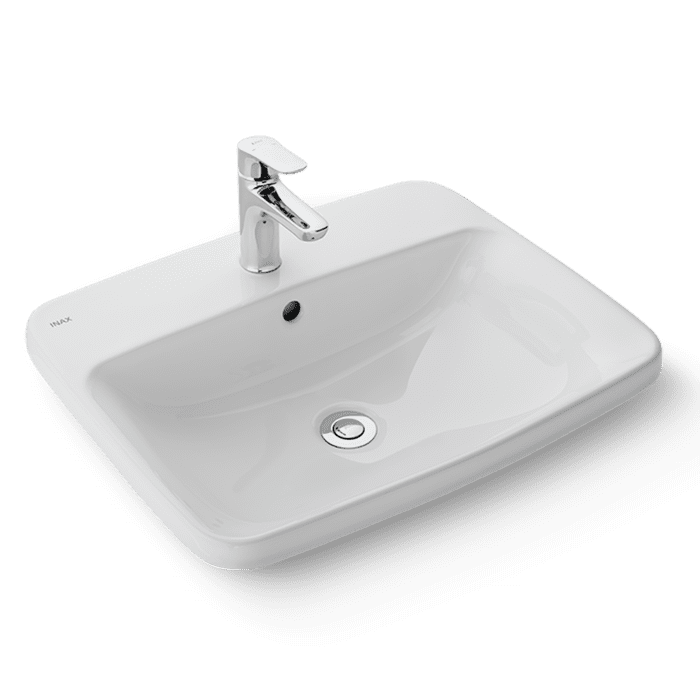 Chậu lavabo dương vành INAX L-2398VFC