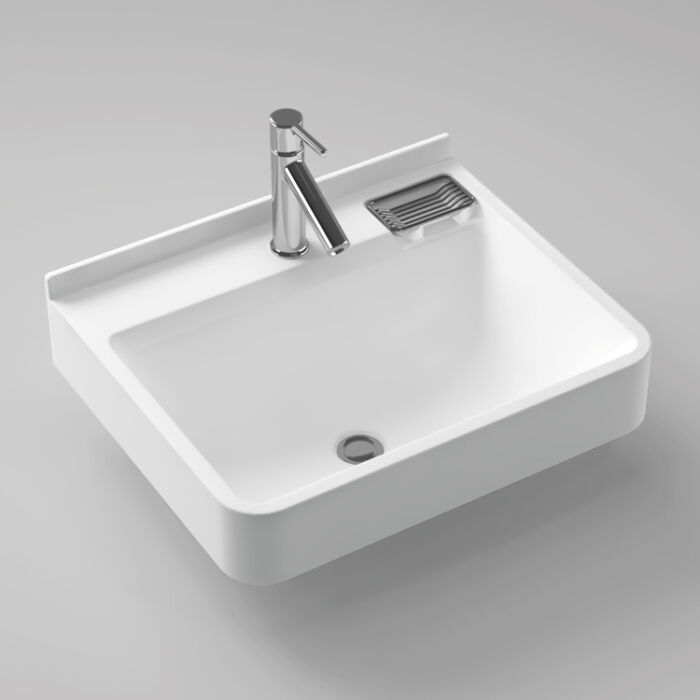 Chậu lavabo nguyên khối đặt bàn nhập Hàn Quốc Saturn SWL 0083