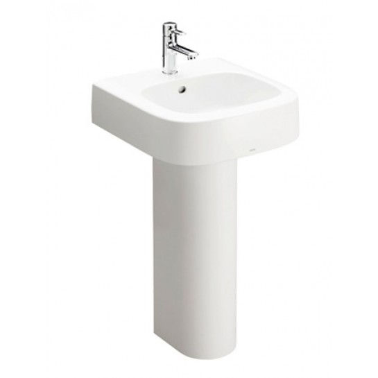 Chậu lavabo treo tường kèm chân dài TOTO LPT767C