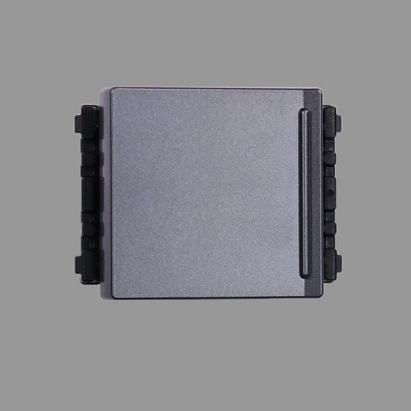 Công tắc đơn 1 chiều Halumie loại trung có chỉ dấu On/Off màu xám ánh kim Panasonic WEVH5521MYHK