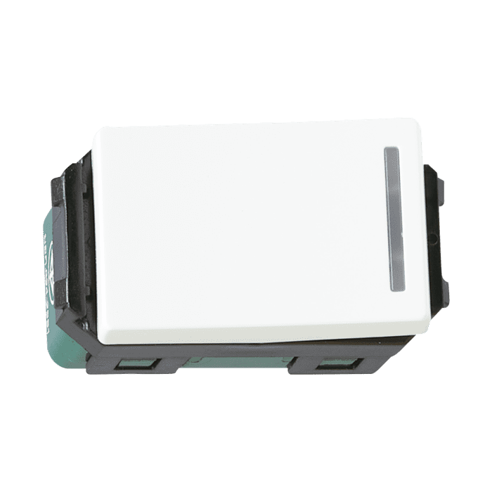 Công tắc đơn 2 chiều Halumie có đèn báo khi Off màu trắng Panasonic WEVH5152-51