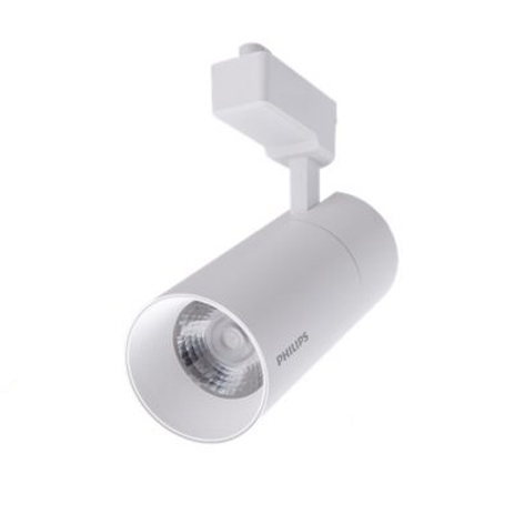 Đèn LED thanh ray 10W Essential Smartbright Projector vỏ trắng ánh sáng vàng Philips ST034T LED8 10W WH-3000K