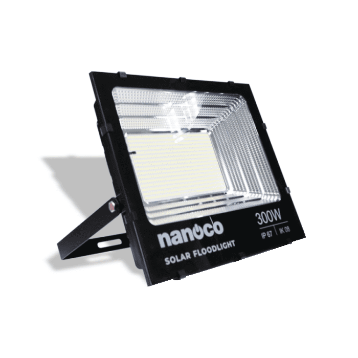 Đèn pha NLMT LED Solar IP67 300W ánh sáng trắng 6500K Nanoco NLFS300650