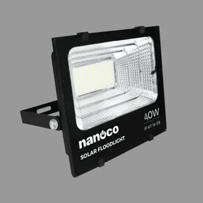 Đèn pha NLMT LED Solar IP67 40W ánh sáng trắng 6500K Nanoco NLFS040610