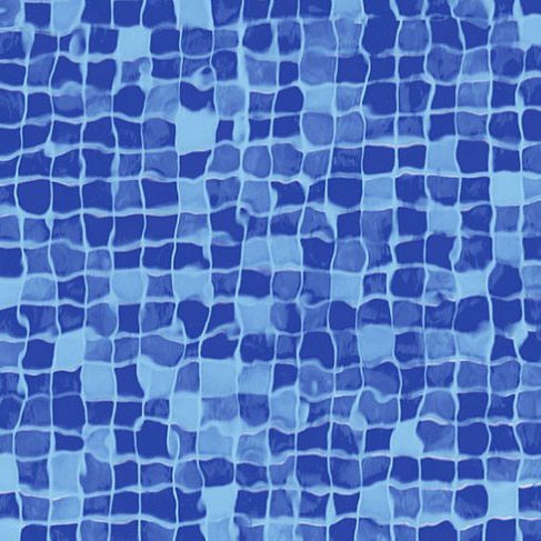 Gạch Ceramic hồ bơi họa tiết mosaic 20x20 màu xanh dương men bóng Đồng Tâm 2020MARINA002