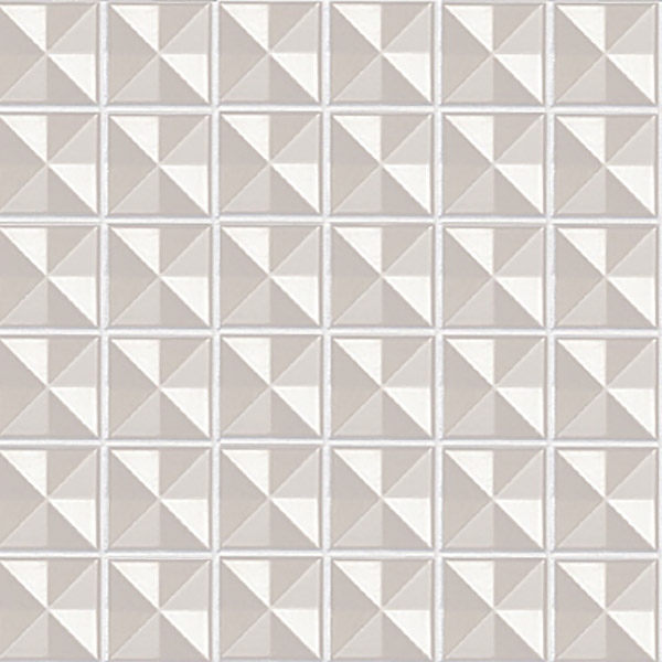 Gạch kiến trúc ốp tường dạng Mosaic 47x47 Delta INAX IM-50P1/DL-1