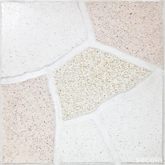 Gạch terrazzo đa màu 40x40x3cm Secoin OD3-40-121