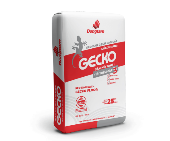 Keo dán gạch Gecko chuyên dùng cho lát nền loại 25kg Đồng Tâm GECKOFLOOR25