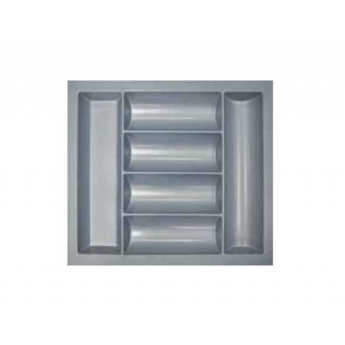 Khay chia tủ bếp hộc tủ rộng 500mm màu xám bạc Hafele 556.53.550