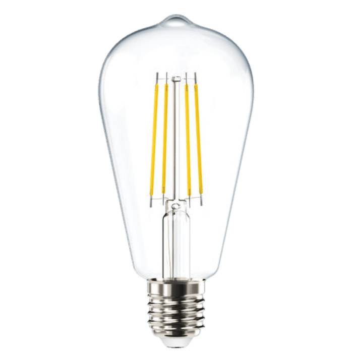 Bóng đèn LED Filament cổ điển 4W ánh sáng 2700K, chuôi E27, thủy tinh trắng, Panasonic LDSCH04LG1AC