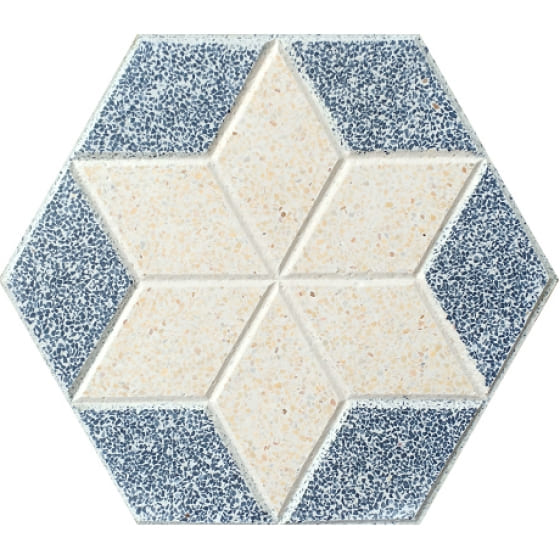 Gạch terrazzo đa màu 25x25x3cm Secoin OD2-HX3/1