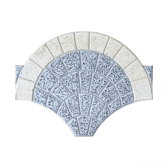 Gạch terrazzo đa màu 30x40x3cm Secoin OD2-A