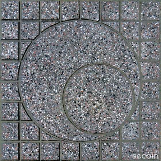 Gạch terrazzo lát vỉa hè 40x40x3cm Secoin OD-40-1001