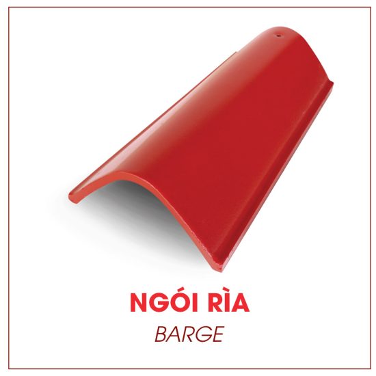 Ngói rìa tráng men cao cấp màu đỏ Đồng Tâm TITAN005-NGOIRIA