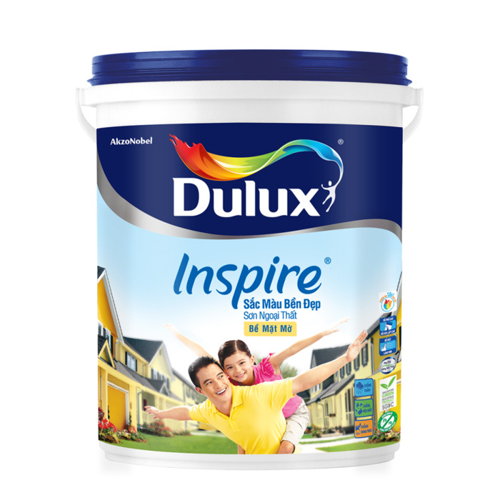 Sơn nước ngoại thất Dulux Inspire Bề mặt mờ DULUX-Z98-5L