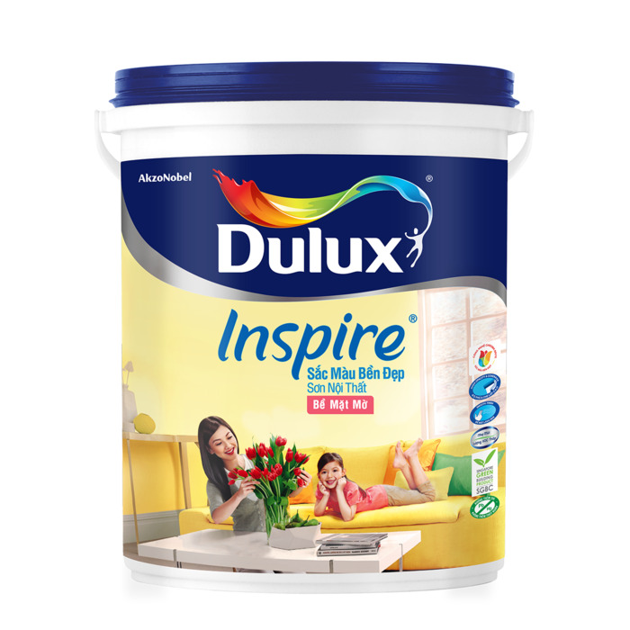 Sơn nước nội thất Dulux Inspire Bề mặt mờ DULUX-39A-18L