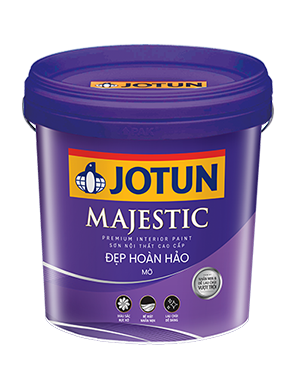 Sơn nước nội thất Jotun Majestic đẹp hoàn hảo mờ JOTUN-MJT-DHHM-15L