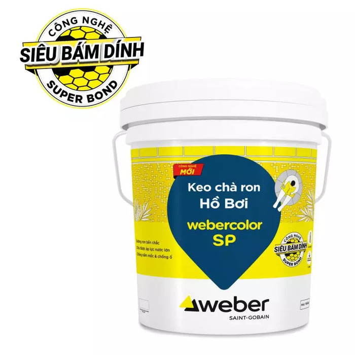 Keo chà ron hồ bơi Webercolor SP WBC-SP