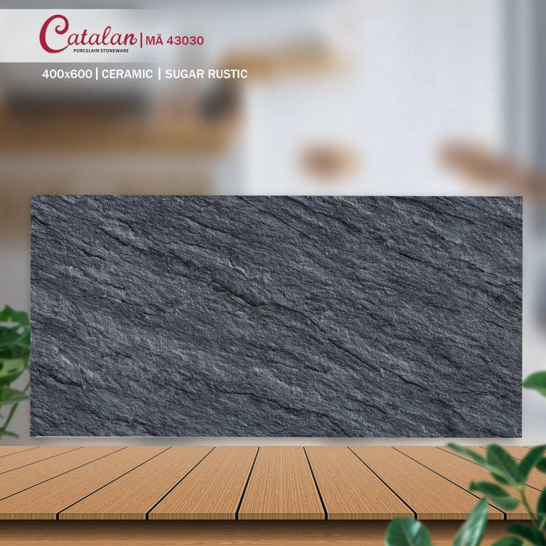 Gạch Ceramic 40x60 màu xám vân đá Catalan CTLC.4060.43030