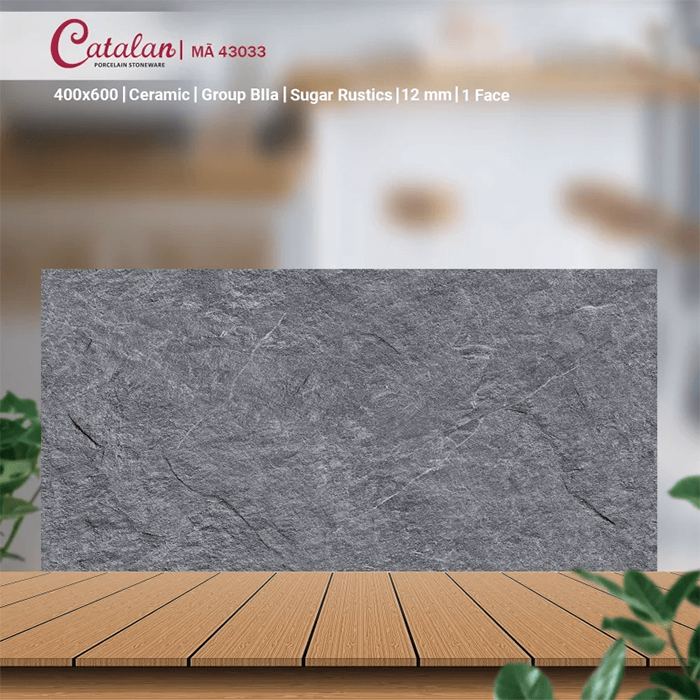 Gạch Ceramic 40x60 màu xám vân đá Catalan CTLC.4060.43033