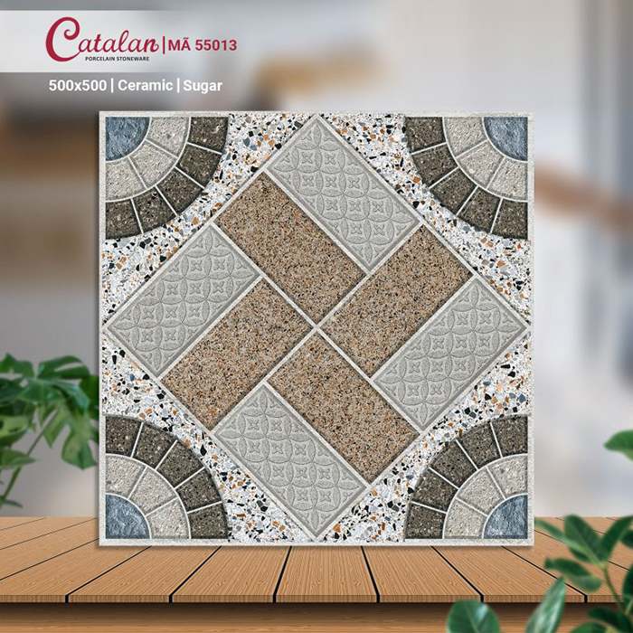 Gạch Ceramic 50x50 men sugar Catalan CTLC.5050.05.05.55013