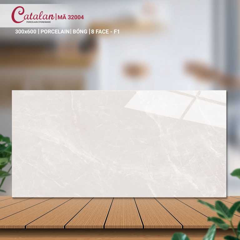 Gạch Porcelain 30x60 vân đá men bóng Catalan CTLP.3060.32004