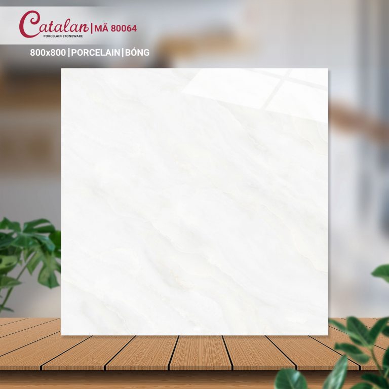 Gạch Porcelain 80x80 mài bóng nano Catalan CTLP.8080.07.06.80064